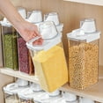 thumbnail image 3 of ​ ​ Airtight Food Storage Containers - Premium PP Plastic Canisters for Dry Goods, Grains Kitchen Pantry Organization Sealed Jars ​, 3 of 9
