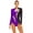 Black&Purple, variant on Womens Adult Rhinestone Gymnastics Leotard Dance Bodysuit Acrobatics Figure Skating Jumpsuit White&Royal Blue S