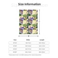 thumbnail image 5 of Disketp Labrador Retriever Dog Cozy Flannel Fleece Throw Blanket: Has a velvety texture for All Seasons - Perfect for Women, Men, & Kids"60"x50", 5 of 6