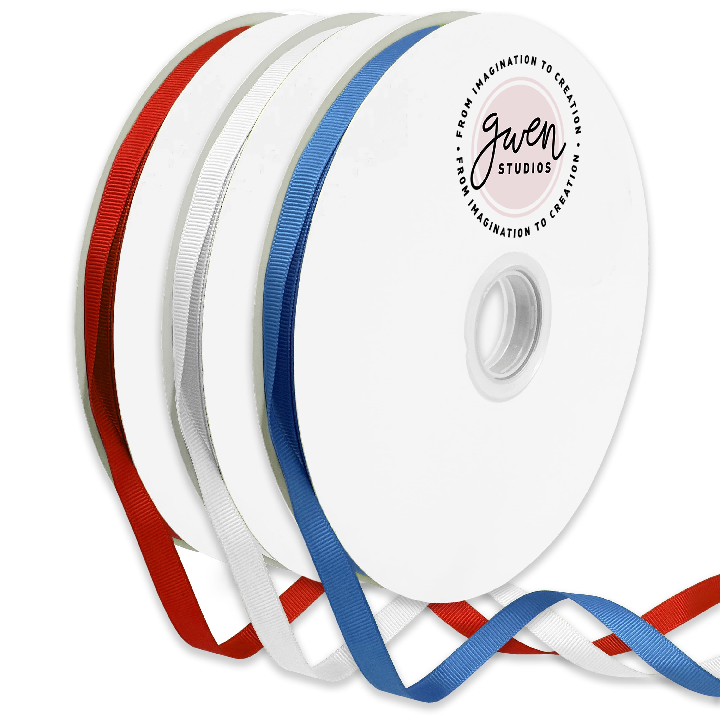 Wired RedWhite Ribbon 58 wide BY THE YARD