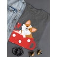 thumbnail image 3 of Cute Corgi In A Mug T-Shirt Women -Image by Shutterstock, Female XX-Large, 3 of 4