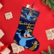 thumbnail image 4 of El Show de Huckleberry Hound Tema: Calcetines de Navidad, fino lino blanco para colgar en escaleras y chimenea, decoración navideña para el hogar, regalo de Navidad.54cm×38cm, 4 of 5