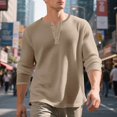 thumbnail image 5 of VJATTWR Men's Long Sleeve Pocket Shirt, Unique Style with Chest Pocket and Button Placket Xxl, 5 of 9