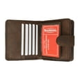 thumbnail image 1 of Heiress Ladies Cadex Leather ID Card Holder Wallet with Snap Button Closure 506 CF, 1 of 6
