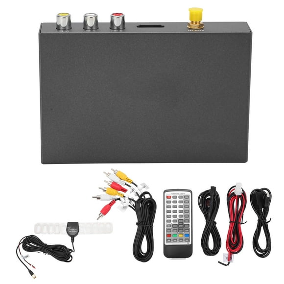 TV Signal Box,Car Digital TV Receiver TV Tuner Box Digital TV Receiver Maximized Efficiency