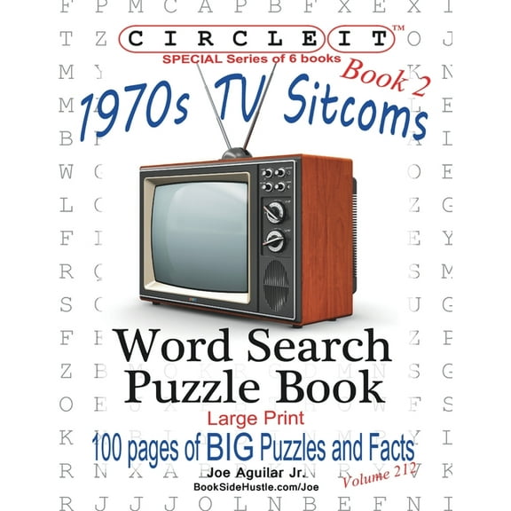 Circle It, 1970s Sitcoms Facts, Book 2, Word Search, Puzzle Book, (Paperback)