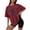 Brick Red, variant on Womens Summer T Shirt Womens Oversized Tshirt Graphic Tees Crew Neck T-Shirt Short Sleeve Loose Fit Tops Daily Work Shirts
