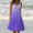 Purple, variant on HKEJIAOI Sales Clearance Womens dress Womens Fashion Holiday Summer Gradient Print Sleeveless Party Beach Dress Black