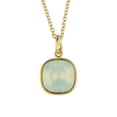 thumbnail image 1 of Collar para Mujer con Cristal Fino Swarovski en forma de Cuadrado– Bañado en Oro 14k- Collar Elegante y Brillante-Collares de Mujer de Moda- Joyería para Mujer de Moda- Regalo especial Ortiz Espinosa Temporada, 1 of 2