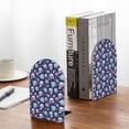 thumbnail image 5 of Hirioo flower Skull in starry sky for Bookends Decorative Bookends for Shelves for Home or Office, Non-Slip Base, 5 of 8