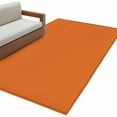 thumbnail image 2 of Burnt Orange 3x5 Area Rugs, Farmhouse Solid Orange Color Modern Art Non-Skid Rubber Backing Large Rectangle Rugs - Living Room Bedroom Home Office, Indoor Floor Mat Carpets Washable Rug, 2 of 9
