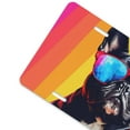 thumbnail image 2 of Kdxio Rainbow Bulldog Sunglasses License Plate Car Front License Plate Car Decoration Car Accessories Front Tag Plate Standard Size, 2 of 8