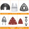 thumbnail image 3 of Cuchilla oscilante EXKRAEFT 136 PCS para madera y metal, 3 of 8