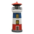 thumbnail image 2 of Lámpara Faro Solar Led ecológico para jardín de resina para el Ehuebsd hogar decoración giratoria de polisilicio 360 paneles, 2 of 9