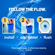 Happy Toilet Cleaner Automatic Toilet Cleaning System, Regular Overflow Tube Fit, 1 Pack