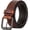 Brown, variant on CoCoMangos Mens Genuine Leather Casual Belt for Jeans and Dress, Big, Tall and Wide Leather Belt (28"-64") Black and Brown
