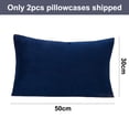 thumbnail image 2 of Zipper Velvet Pillowcase, super soft and comfortable plush flannel pillowcase with zipper, 2 of 5
