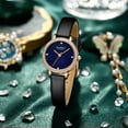 thumbnail image 3 of Curren Luxury Branded Rhinestone Quartz Wristwatches Womens Charming Wrist With Thin Watch Leahter Clock Female - Quartz Wristwatches, 3 of 6