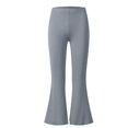 thumbnail image 2 of Girls Flare Leggings Teens Kids Bell Bottoms High Waisted Yoga Dance Athletic Flared Pants, 2 of 6