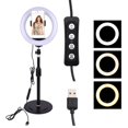 thumbnail image 1 of 10 Pulgadas LED Selfie Parpadea Para Teléfono Inteligente Cámara Video Grabación Macarena Selfie Ring Light Ringlight, 1 of 7