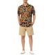 thumbnail image 2 of CAMISA HAWAIANA DE MANGA CORTA CON BOTONES PARA HOMBRE IMPRESA EN COLOR NEGRO Y AMARILLO TALLA XL, 2 of 6