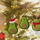 thumbnail image 4 of Colgante de muñeco verde de aguacate para Navidad, decoración colgante para árbol de Navidad, adornos de fieltro para puerta y ventana, 3 uds., 4 of 7