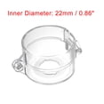 thumbnail image 5 of Uxcell 22mm Dia. 55x37mm Plastic Push Button Switch Cover Protector Clear, 5 of 5