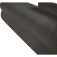 thumbnail image 5 of Meridian Furniture Kennedy Grey Chenille Fabric Bench, 5 of 14