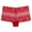 Red, variant on Seductiva Clearance Women's Cotton Brief Underwear Women Lace Boyshort Panties Low Rise Underwear Ladies Comfortable Underpants Female Lingerie High Waisted