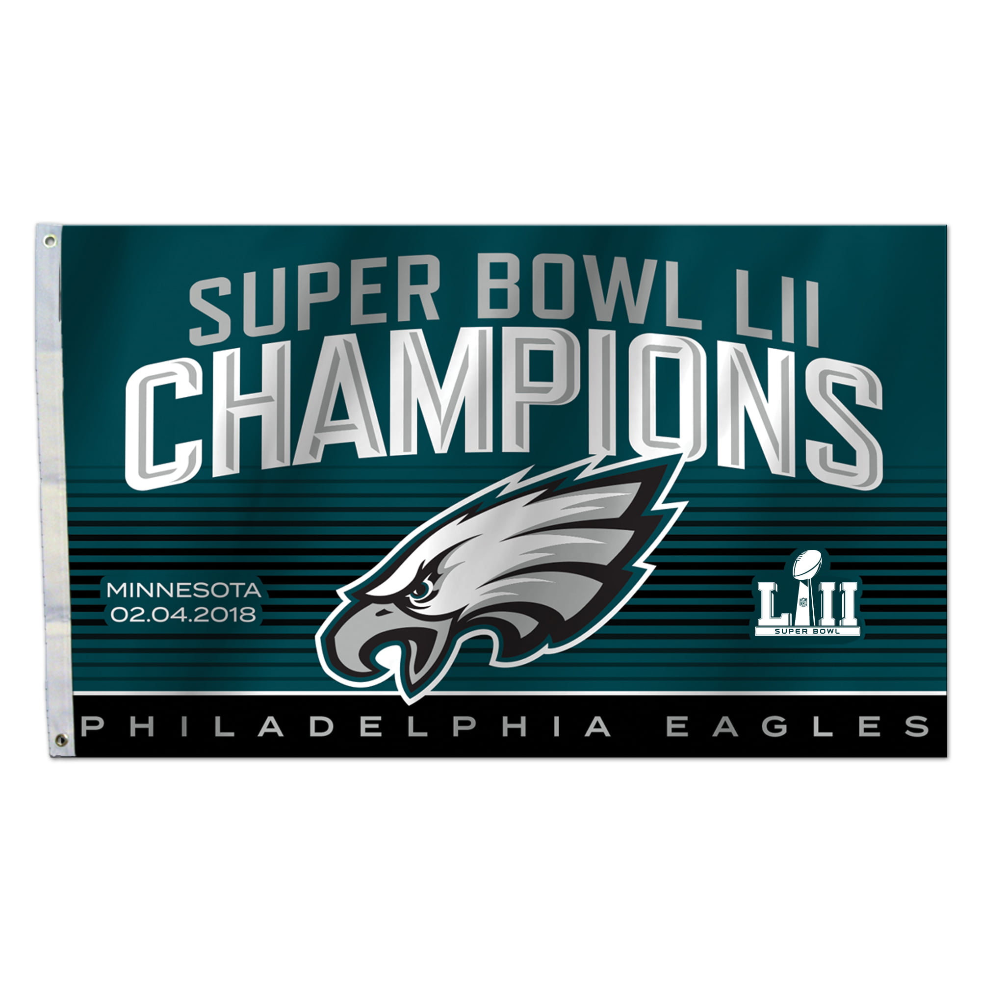 NFL Philadelphia Eagles Super Bowl LII Champion 3X5 Flag