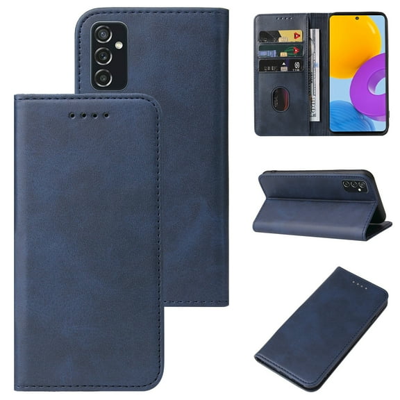 For Samsung Galaxy M52 5G Magnetic Closure Leather Phone Case