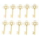 thumbnail image 3 of 30 piezas de con forma de llave Vintage, joyería colgante, hallazgos artesanales, bricolaje, 60mm Oro jinwen Colgante del encanto de la llave, 3 of 8