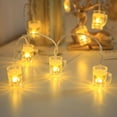 thumbnail image 4 of Holiday Party Led Simulation Beer Mug Small Hanging String Lights Indoor Decoration Lights, 4 of 9
