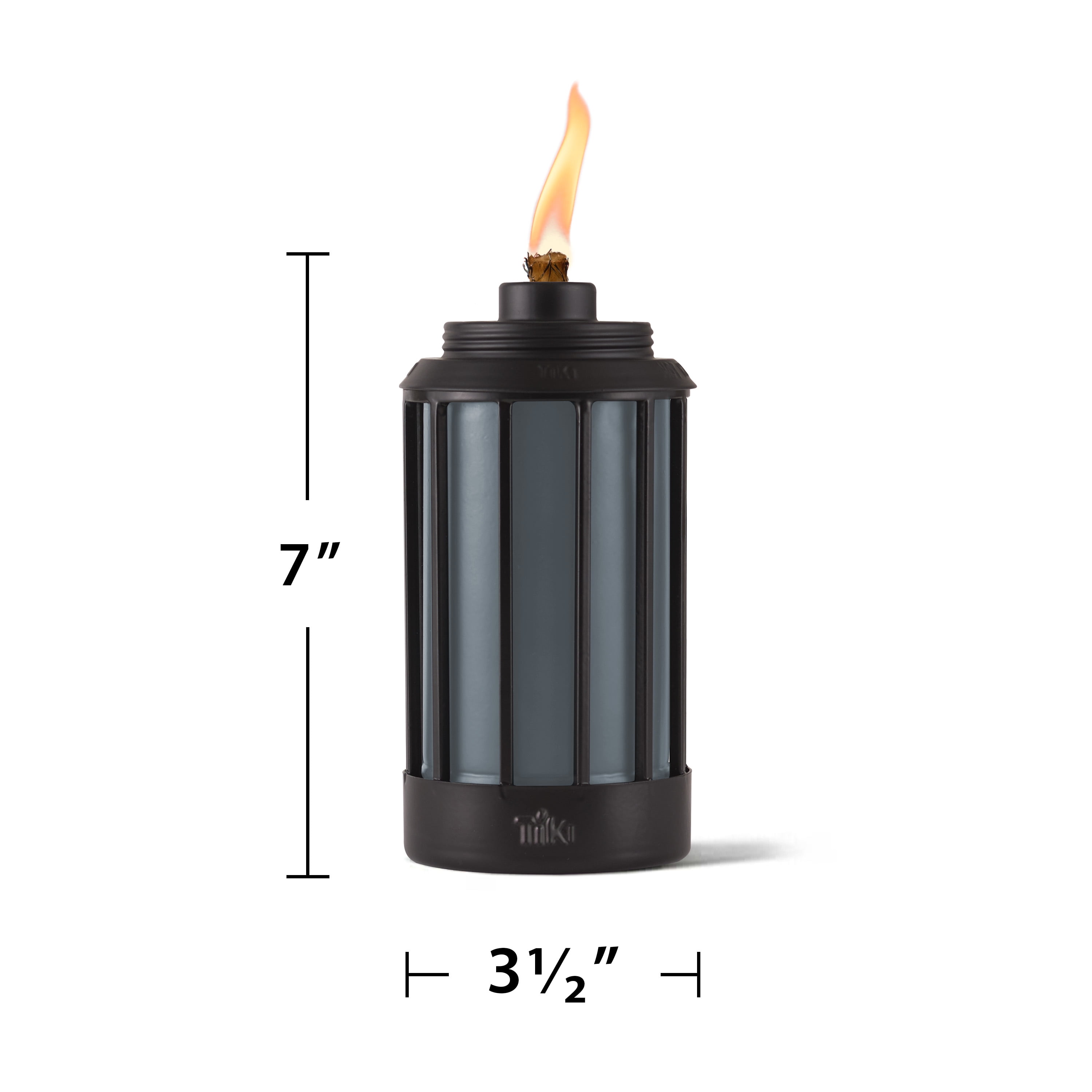 TIKI Brand 2-Pack Easy Install 65 inch TIKI Torch Retro Stripe