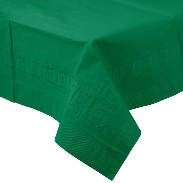 Perfectware Table Covers Green3 Disposable Table Covers Green 2Ply Tissue