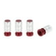 thumbnail image 1 of Tapones de Válvula del Neumático 7x24mm para Coche Camión Motocicleta Bicicleta Cubiertas de Polvo de Válvula de Neumático Aleación de Aluminio Rojo Decorativo, 1 of 1