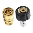 thumbnail image 1 of de adaptador para ra a ón, M22 a 3/8 de pulgada rápida a prueba de herrumbre Durable para 14 mm de diámetro interior Zulema Adaptador de lavadora a presión, 1 of 8