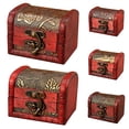 thumbnail image 4 of Trinket Case Exquisite Chic Practical Small Distressed Treasure Storage Case, 4 of 4