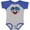 Heather and Royal, variant on Inktastic Boston Terrier Dog US Flag July 4th Boys or Girls Baby Bodysuit