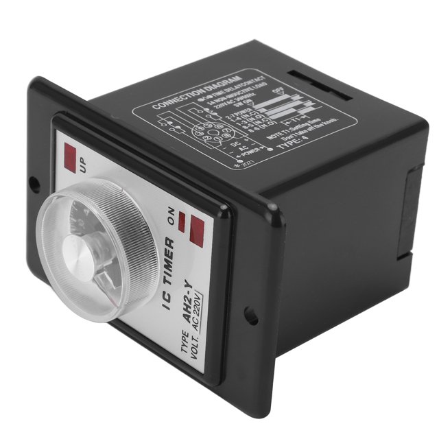 Retardo de tiempo de encendido, relé de tiempo de retardo de tiempo mini AH2‑Y 60M, funcionalidad de alta precisión