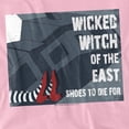 thumbnail image 2 of Wizard of Oz Shoes to Die for Women's T Shirt, Pink, Small, 2 of 6