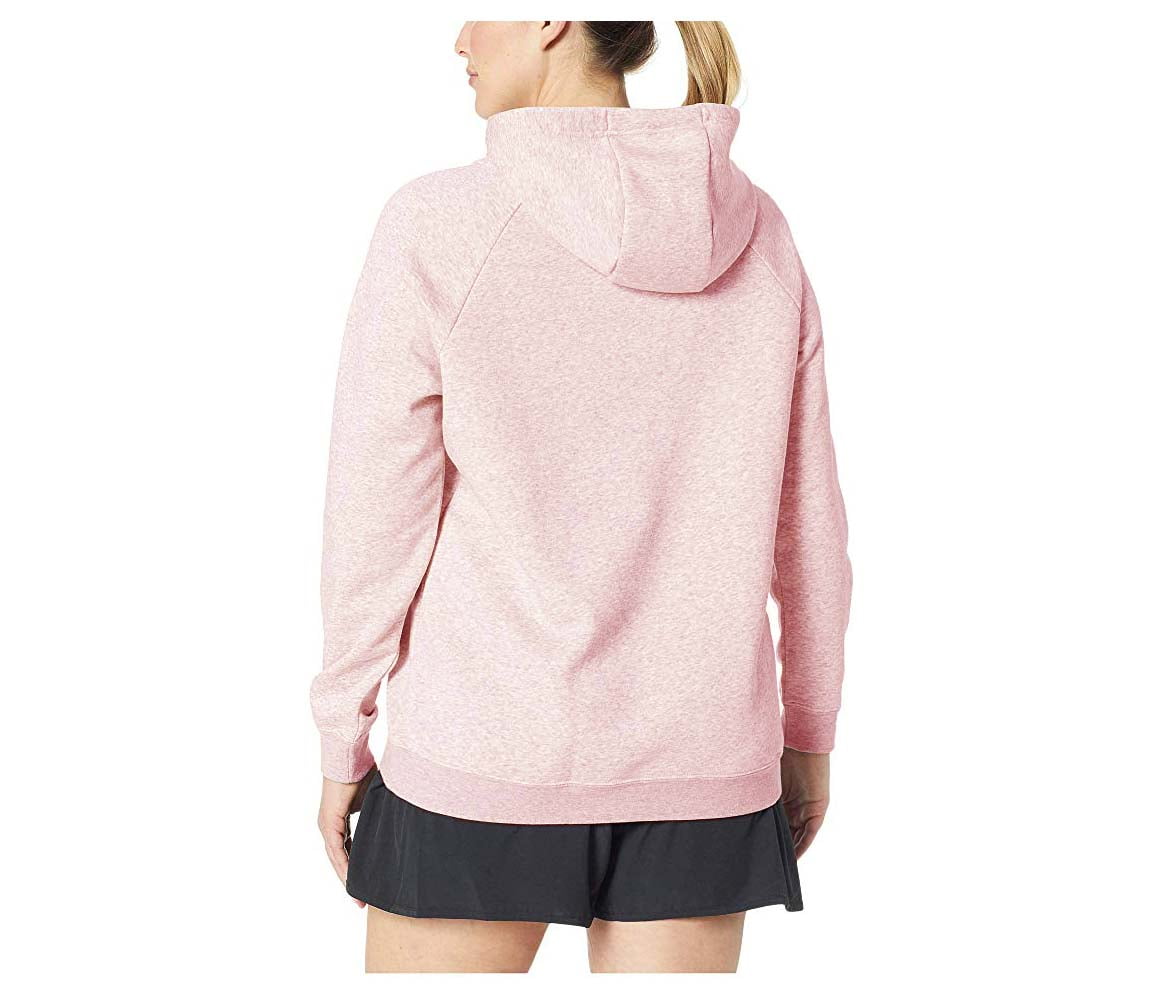 Nike Women s Plus Rally Sport Casual Pullover Hoodie 2X Storm Pink Walmart