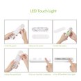 thumbnail image 5 of Closet Lights, One Touch Light, 4-led Touch Tap Light, Stick-on Anywhere Push Light, Cordless Touch Sensor LED Night Light, Battery Operated Stair Safe Lights, 180° Rotation, 3 Pack, 5 of 9