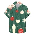 thumbnail image 2 of Elvqul Mens Fashion Shirts Christmas Big and Tall Short Sleeve Graphic Shirts for Men, 2 of 5
