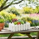thumbnail image 5 of Macetas artificiales con suculentas, adornos decorativos para cercas, macetas de plástico, plantas artificiales, jardineras con suculentas, decoración para cercas exteriores, paisajes de, 5 of 9