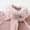 thumbnail image 3 of Jalioing Infant Baby Snowsuit Thick Thermal Long Sleeve Stand Collar Fleece Rompers Winter Clothes Zipper Jumpsuit, 3 of 6