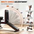 thumbnail image 5 of FASTES 8 Positions Adjustable Weight Bench with Leg Extension & Preacher Curl, Foldable Workout Bench Weight Bench Press for Full Body Strength Training 1000 lbs Capacity, 5 of 9