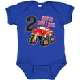 thumbnail image 3 of Inktastic Monster Truck How I Roll 2nd Birthday Boys Baby Bodysuit, 3 of 5