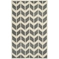 thumbnail image 2 of SAFAVIEH Chatham Easton Geometric Wool Area Rug, Dark Gray/Ivory, 6' x 9', 2 of 7