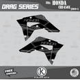thumbnail image 2 of Kalair GFX Graphics Kit for Honda CRF450X (2019-2025) Drag Series, 2 of 5